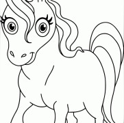 Unicorn large eyes