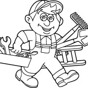 Handyman Coloring Pages