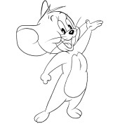 Jerry Coloring Pages